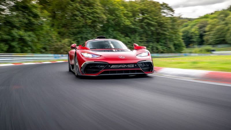 Mercedes-AMG ONE Race track Wallpaper