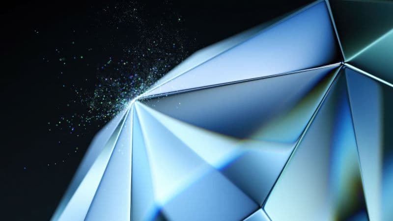 Blue abstract Diamond Wallpaper