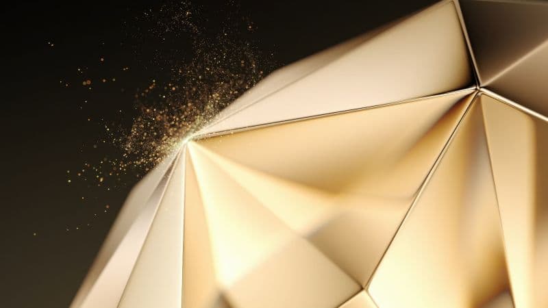 Golden Diamond Wallpaper