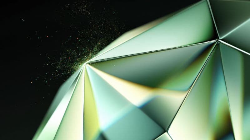 Green abstract Diamond Wallpaper