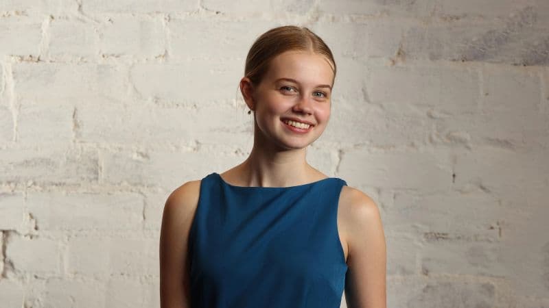Angourie Rice Smiling Wallpaper