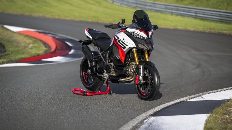 Ducati Multistrada V4 RS Race track Wallpaper