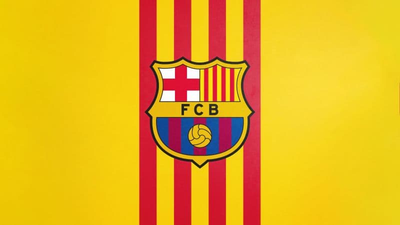 FCB Yellow background Wallpaper