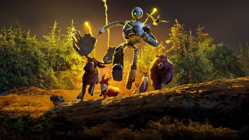 The Wild Robot Banner Wallpaper