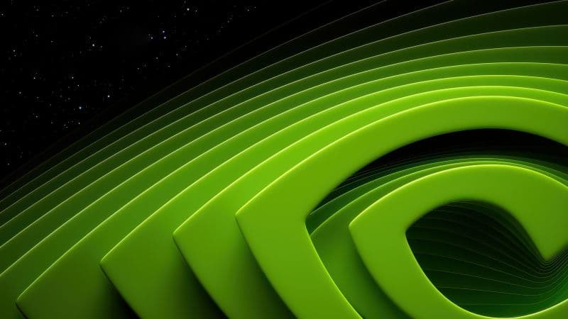 Nvidia Logo Futuristic Wallpaper