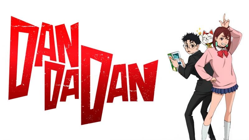 Dandadan White background Wallpaper