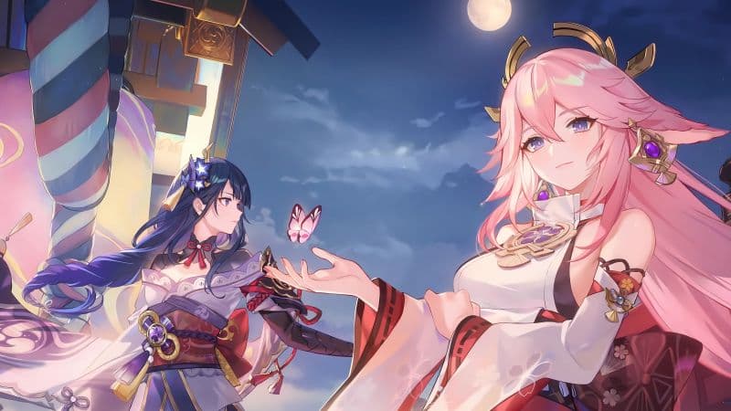 Raiden Shogun Yae Miko Wallpaper