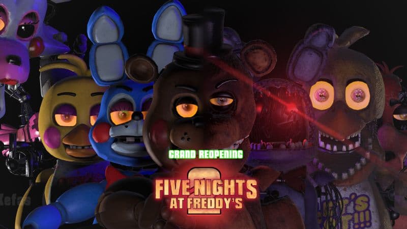 Five Nights at Freddy's 2 Ultrawide Wallpaper