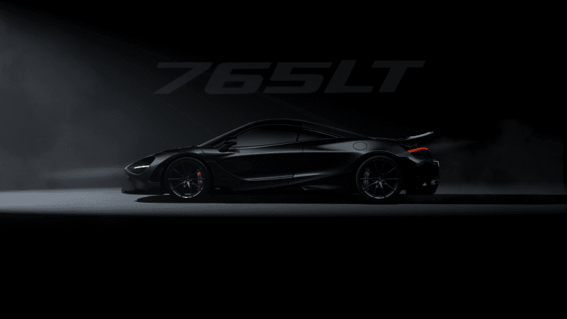McLaren 765LT Black cars Wallpaper