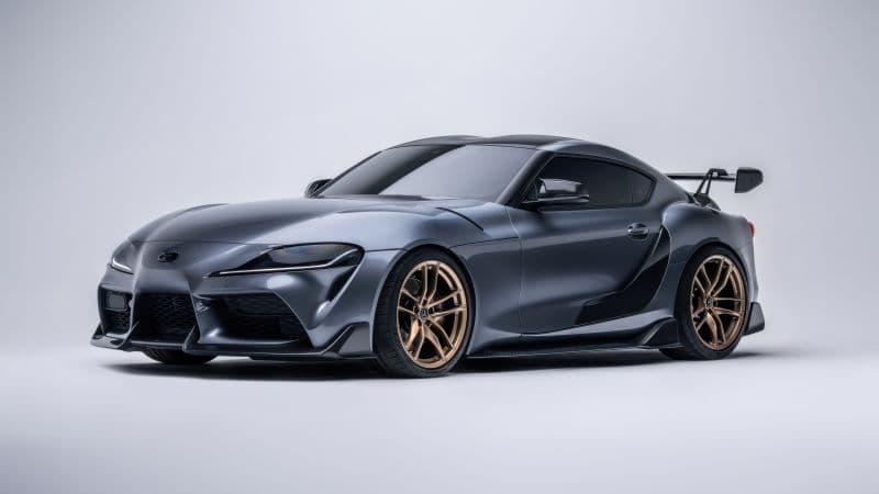 Toyota GR Supra Carbon Fiber Wallpaper