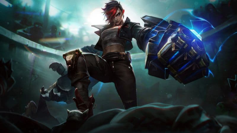 Arcane Vi League of Legends Wallpaper