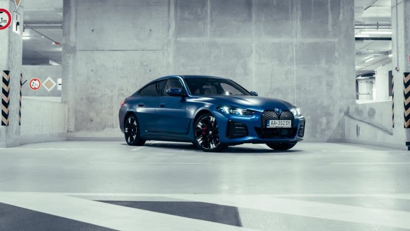 BMW i4 xDrive40 M Sport 5K Wallpaper