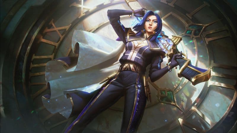 Prestige Commander Caitlyn League of Legends Wallpaper