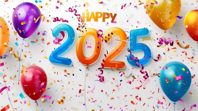 Happy 2025 Festive season Wallpaper