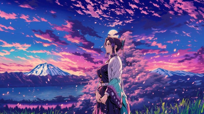 Shinobu Kocho Aesthetic Wallpaper