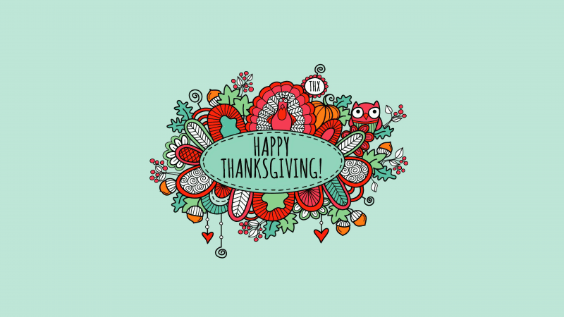 November Happy Thanksgiving Wallpaper