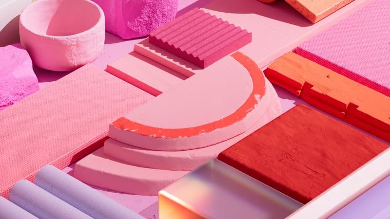 Shapes Pink aesthetic Wallpaper