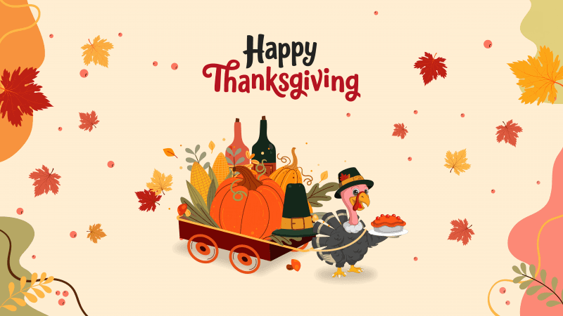 Happy Thanksgiving Turkey Wallpaper