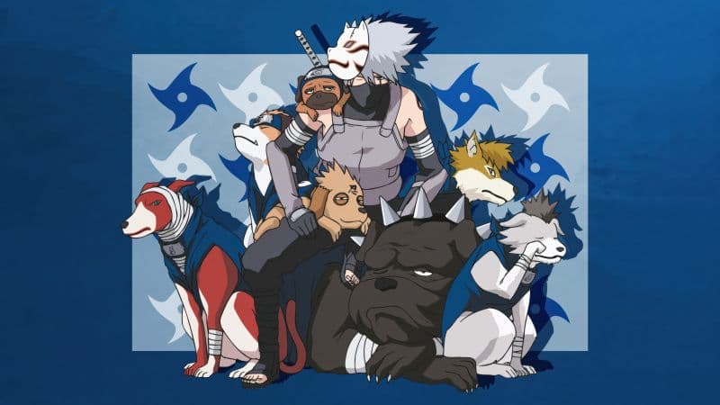 Kakashi Hatake Ninja dogs Wallpaper