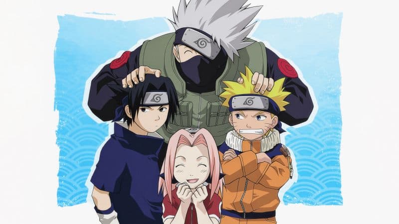Naruto Team 7 5K Wallpaper