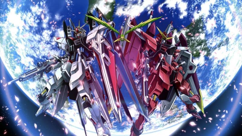 ZGMF-X10A Freedom Gundam ZGMF-X09A Justice Gundam Wallpaper