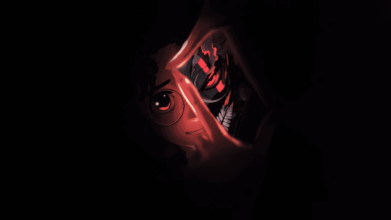 Okarun (Dandadan) Dark aesthetic Wallpaper