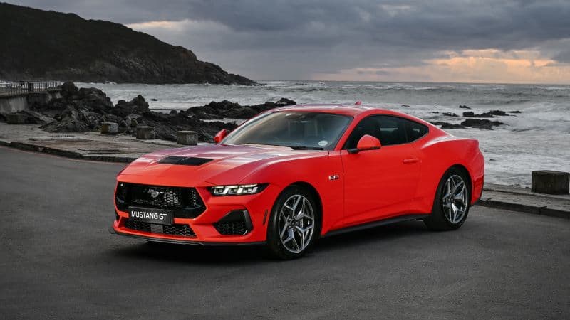 Ford Mustang GT Beach Wallpaper
