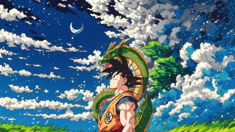 Son Goku Shenron Wallpaper