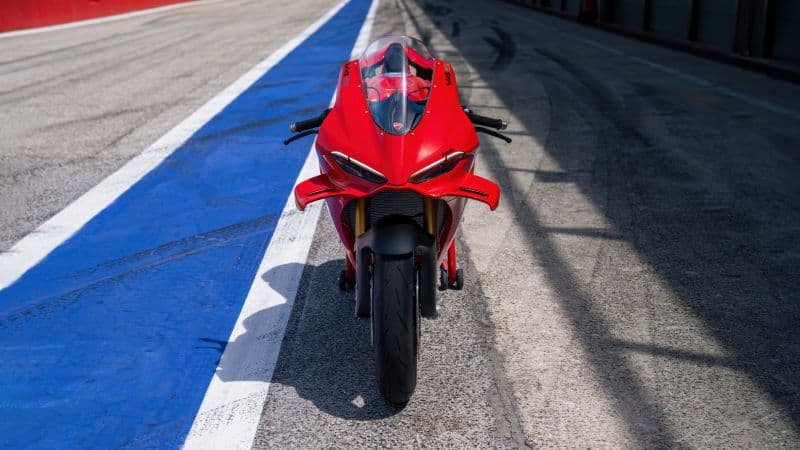 Ducati Panigale V4 S Race track Wallpaper