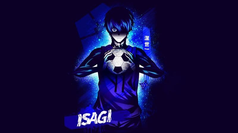 Yoichi Isagi Blue aesthetic Wallpaper