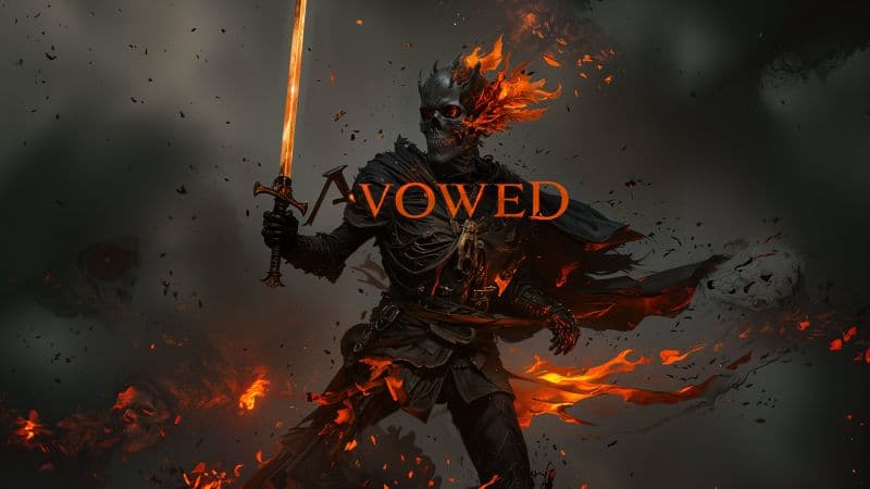 Avowed Fire effect Wallpaper