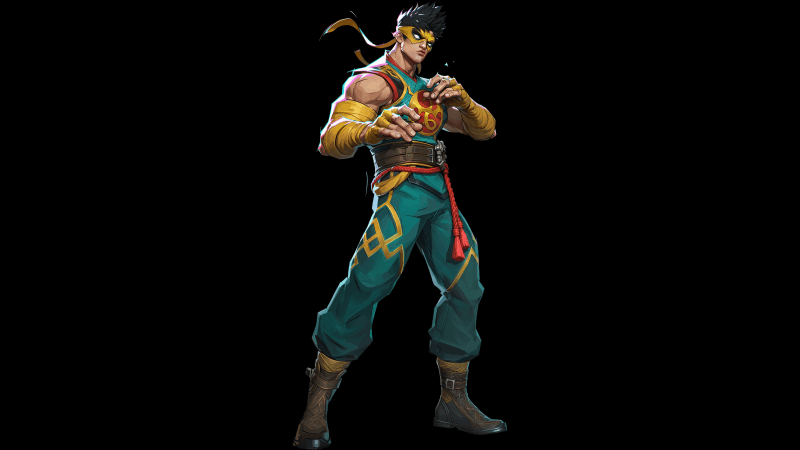 Iron Fist Black background Wallpaper