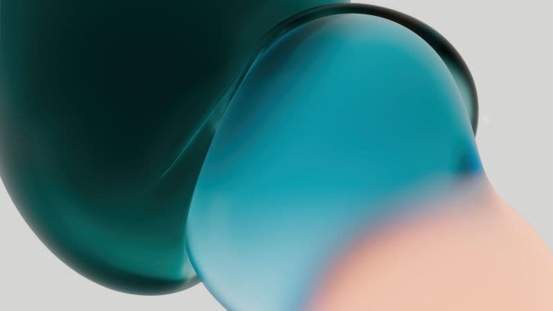 Gradient Abstract Shapes Wallpaper