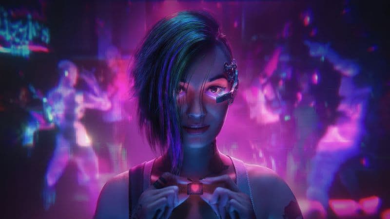 Neon Judy Alvarez Wallpaper