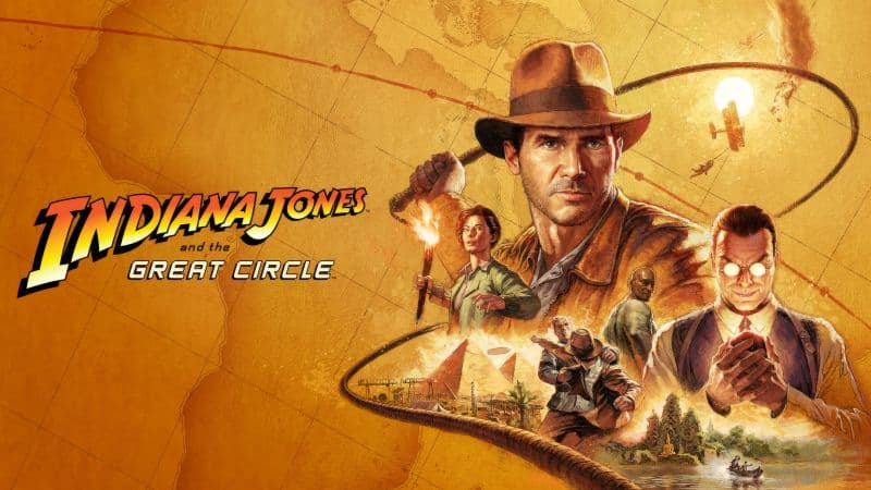 Indiana Jones and the Great Circle Key Art Wallpaper