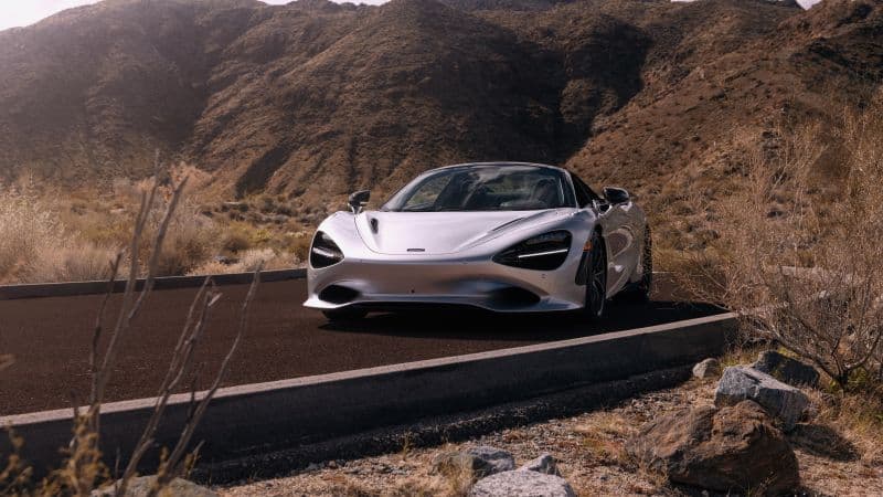 McLaren 750S Spider Tarmac Wallpaper