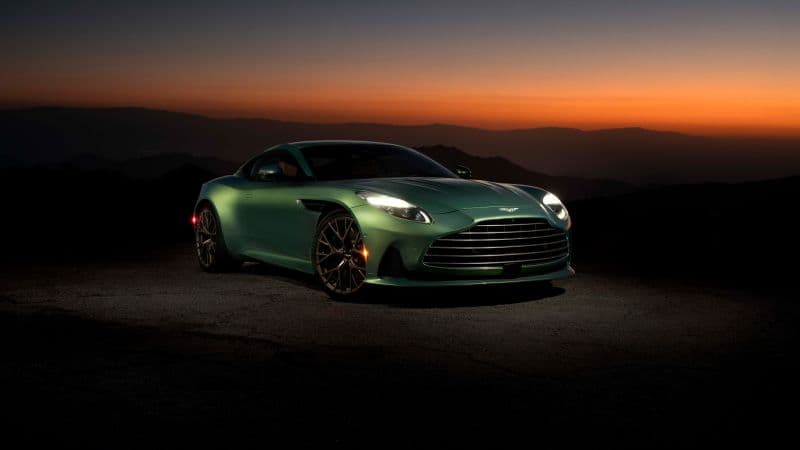 Aston Martin DB12 Sunset Wallpaper
