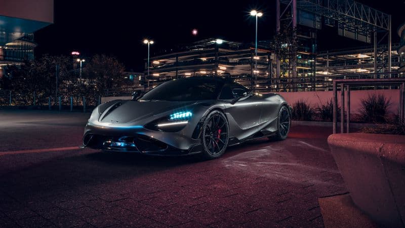 McLaren 765LT Night illumination Wallpaper