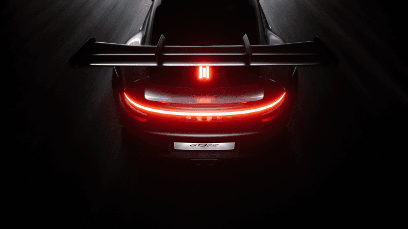 Porsche 911 GT3 RS Dark aesthetic Wallpaper