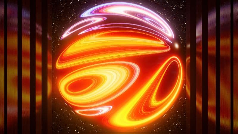 Cosmic Sphere Wallpaper