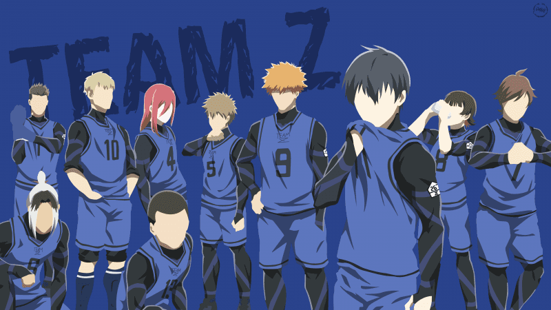 Team Z (Blue Lock) Faceless Wallpaper