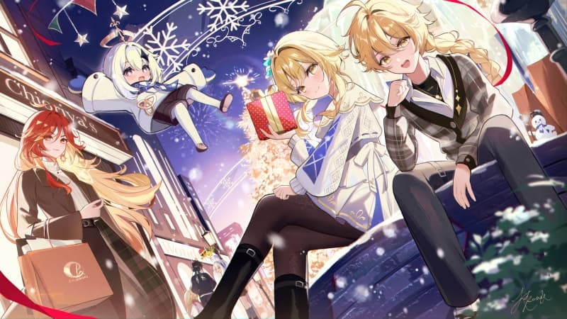 Genshin Impact Party Wallpaper