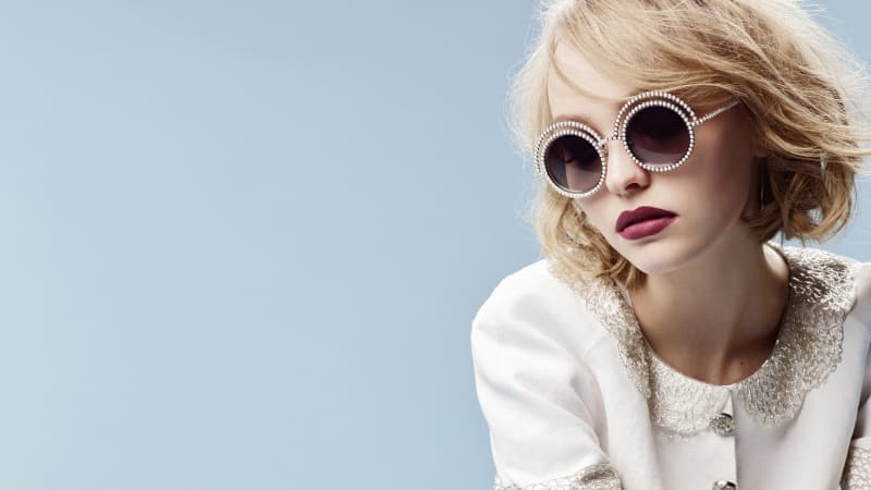 Lily Rose Depp American actress Wallpaper