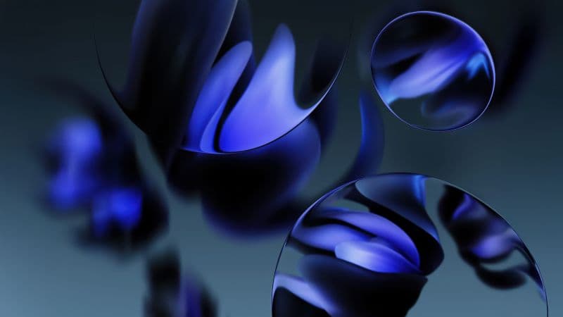 Lilac Abstract art Wallpaper