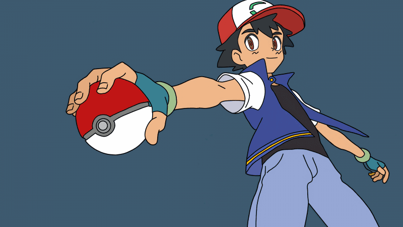 Ash Ketchum Pokeball Wallpaper