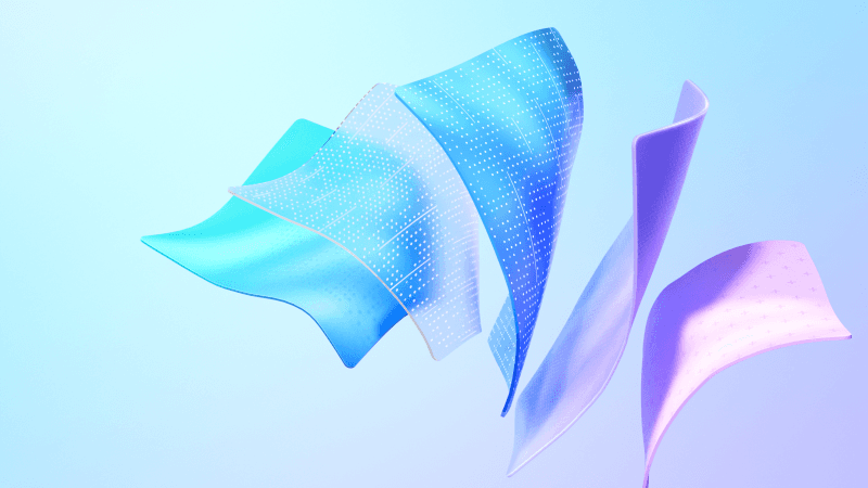 Windows 11 Floating layers Wallpaper