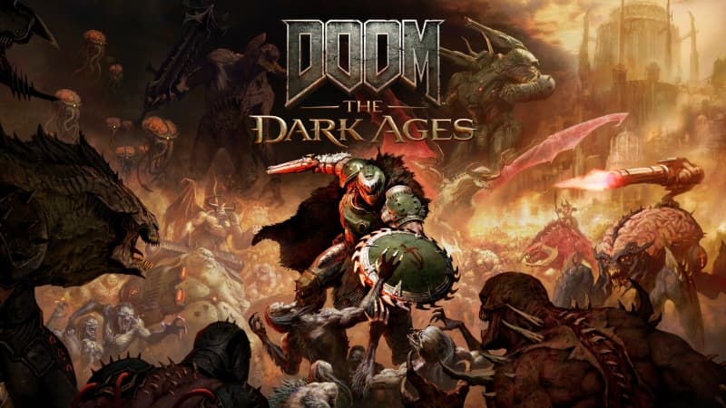 DOOM: The Dark Ages Key Art Wallpaper