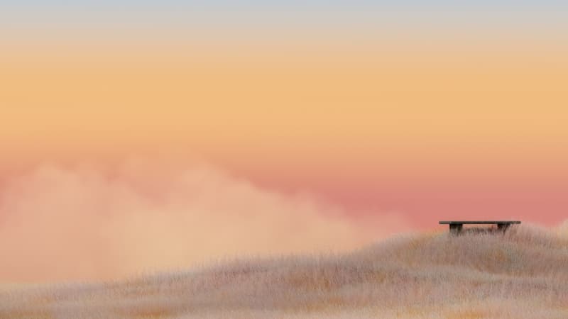 Aesthetic Sunset Wallpaper