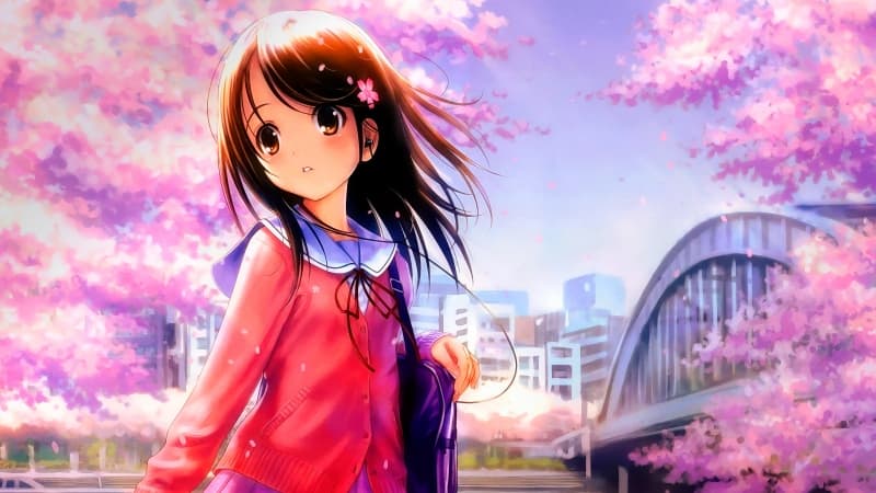 Pretty Anime girl Wallpaper