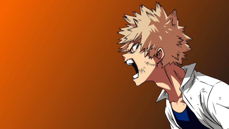 Katsuki Bakugo Artwork Wallpaper